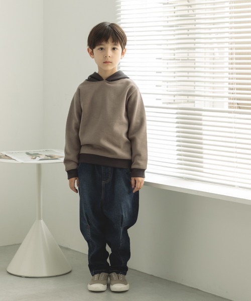 pairmanon（ペアマノン）の「フード付き プリント プルパーカー（パーカー・キッズ・ライトパープル/グリーン系その他2/ピンク/パープル/ブラック/モカ/ライトグリーン/ブルー系その他/ブラウン系その他2/ブルー/ダークブルー・110/120/100/150/90/130/140）」の17枚目の写真