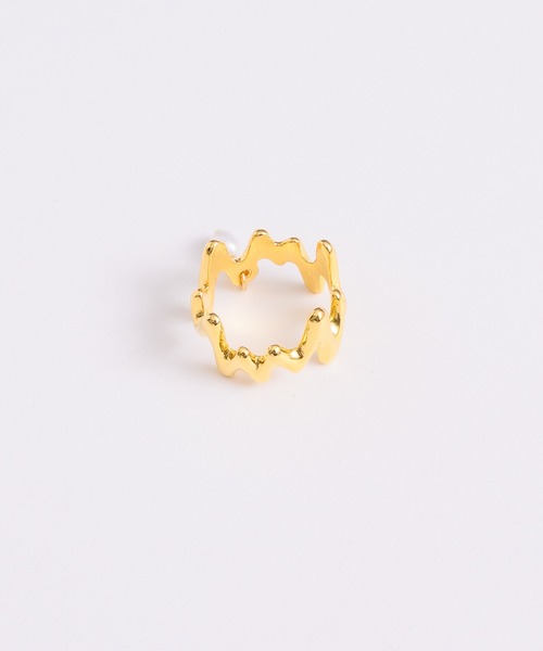 loni(ロニ)の「【金属アレルギー対応】Grass pearl pinky ring/パールデザインピンキーリング(リング・レディース・ゴールド/シルバー・3/5)」の17枚目の写真
