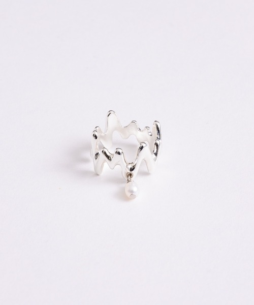 loni(ロニ)の「【金属アレルギー対応】Grass pearl pinky ring/パールデザインピンキーリング(リング・レディース・ゴールド/シルバー・3/5)」の14枚目の写真