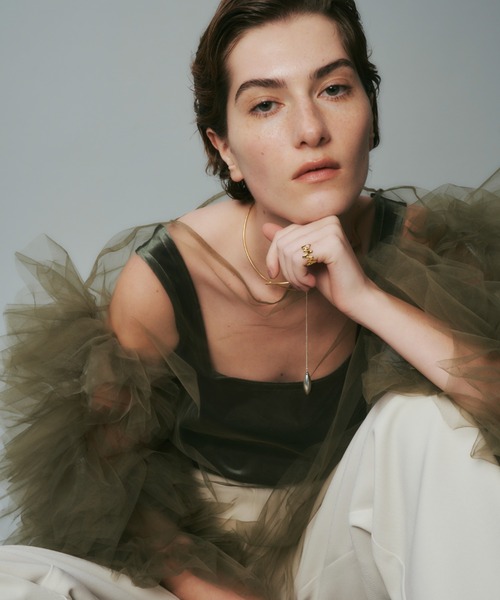 loni(ロニ)の「【金属アレルギー対応】Grass pearl pinky ring/パールデザインピンキーリング(リング・レディース・ゴールド/シルバー・3/5)」の19枚目の写真
