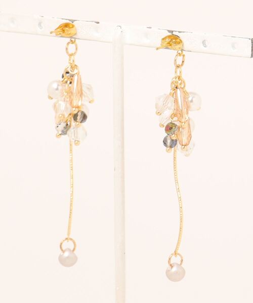 tone(トーン)の「【charme by pimo 】天然石 ピアス(MA)(ピアス(両耳用)・レディース・ゴールド・FREE)」の7枚目の写真