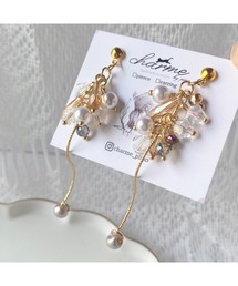 【charme by pimo 】天然石 ピアス(MA)