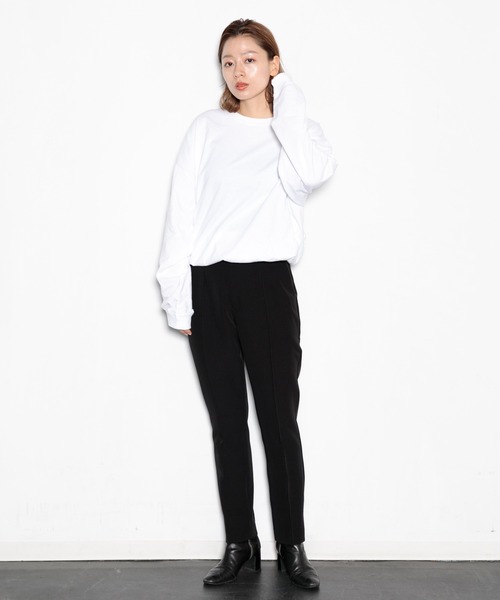 AMERICAN RAG CIE(アメリカンラグシー)の「スリックアジャスター付テーパードパンツ(スラックス・レディース・カーキ/ブラック・38/36)」の11枚目の写真