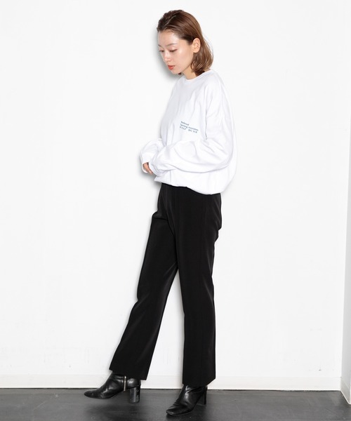 AMERICAN RAG CIE(アメリカンラグシー)の「スリックアジャスター付テーパードパンツ(スラックス・レディース・カーキ/ブラック・38/36)」の12枚目の写真