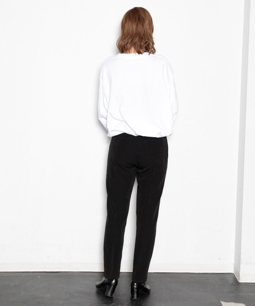 AMERICAN RAG CIE(アメリカンラグシー)の「スリックアジャスター付テーパードパンツ(スラックス・レディース・カーキ/ブラック・38/36)」の13枚目の写真