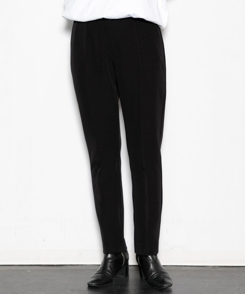 AMERICAN RAG CIE(アメリカンラグシー)の「スリックアジャスター付テーパードパンツ(スラックス・レディース・カーキ/ブラック・38/36)」の3枚目の写真