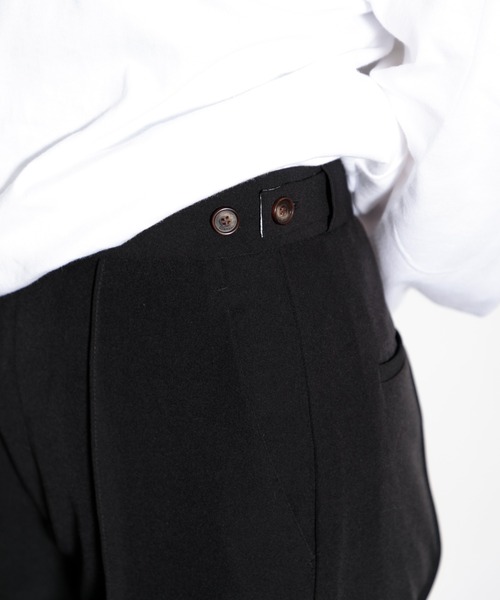 AMERICAN RAG CIE(アメリカンラグシー)の「スリックアジャスター付テーパードパンツ(スラックス・レディース・カーキ/ブラック・38/36)」の9枚目の写真