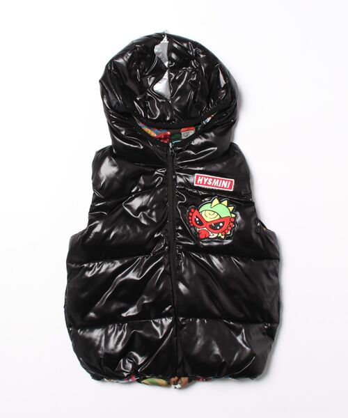 ヒスミニ　ダウンベスト　レ HYSTERIC MINI（ヒステリックミニ）の「HYS MINI WONDERLAND