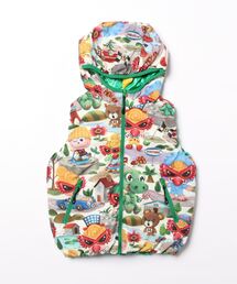 HYSTERICMINI ミニラ ダウンベスト 80~90cm HYSTERIC MINI（ヒステリックミニ）の「HYS MINI WONDERLAND MINILA RV