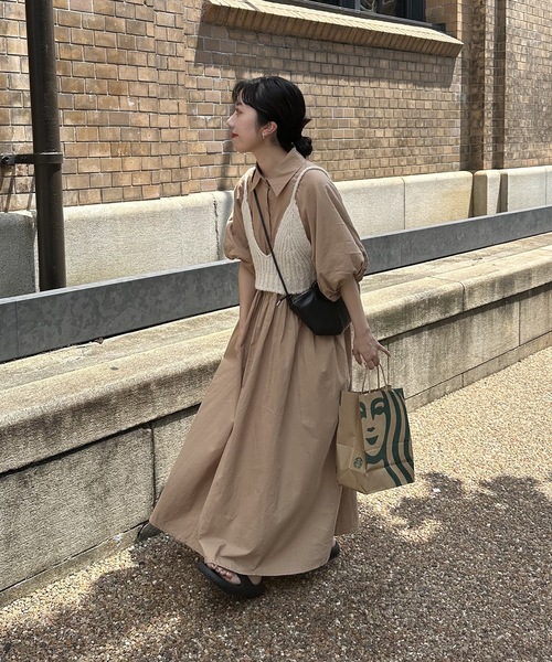 lawgy（ラウジー）の「puff sleeve shirt op（ワンピース）」 - WEAR