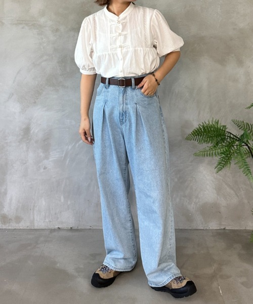 kutir(クティール)の「kutirlune/【調節自由】スクエアバックル太ベルト(ベルト・レディース・ダークブラウン/ブラック・FREE)」の4枚目の写真