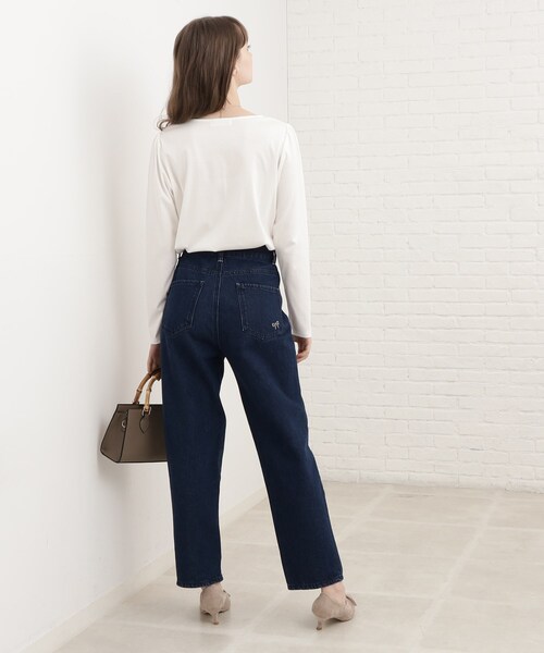 couture brooch（クチュールブローチ）の「◆アソート柄デザインロンT（Tシャツ/カットソー・レディース・ホワイト系8/チャコールグレー/オフホワイト/ピンク・38/40/42）」の16枚目の写真