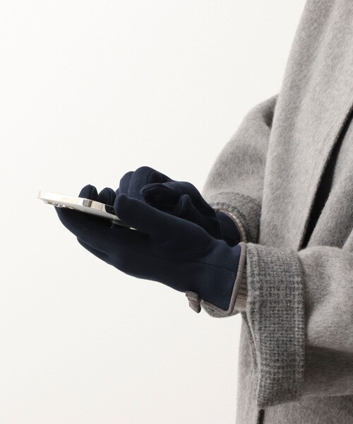 NOLLEY’S（ノーリーズ）の「リボンジャージグローブ（手袋・レディース・グレー/ブラック/ネイビー・FREE）」の13枚目の写真