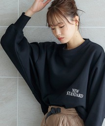 miclat | 大きいサイズ　ドルマンスリーブスウェットプルオーバー　miclat(スウェット)