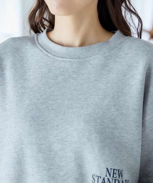 miclat(ミクラ)の「大きいサイズ ドルマンスリーブスウェットプルオーバー miclat(スウェット・レディース・グレー/ブラック・5L/L/4L/3L/LL)」の18枚目の写真