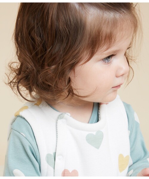 PETIT BATEAU（プチバトー）の「プリントベスト（ベスト・キッズ・ホワイト系その他・12MONTH/18MONTH/6MONTH）」の2枚目の写真