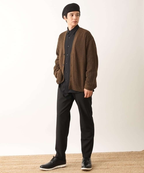 a.v.v（アーヴェヴェ）の「サーモハンチング（ハンチング/ベレー帽・メンズ・ブラック/グレー・46）」の7枚目の写真