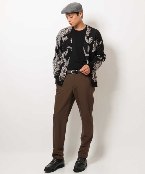 a.v.v（アーヴェヴェ）の「サーモハンチング（ハンチング/ベレー帽・メンズ・ブラック/グレー・46）」の9枚目の写真