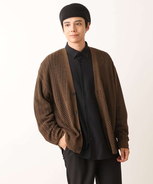 a.v.v（アーヴェヴェ）の「サーモハンチング（ハンチング/ベレー帽・メンズ・ブラック/グレー・46）」の12枚目の写真