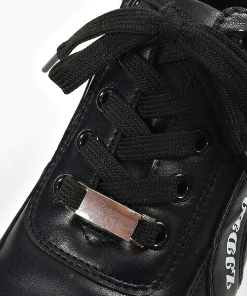 ZIDDY（ジディ）の「【 ニコ☆プチ 掲載 】プレート付きロゴスニーカー(21~24cm)（スニーカー・キッズ・ブラック/ホワイト・21.0cm/22.0cm/23.0cm/24.0cm）」の14枚目の写真