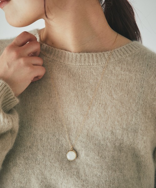 un dix cors（アンディコール）の「クリアボールネックレス（ネックレス・レディース・レッド/ホワイト・FREE）」の2枚目の写真