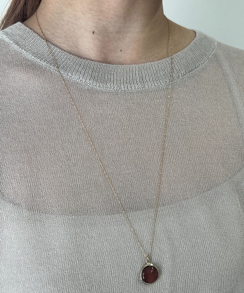 un dix cors（アンディコール）の「クリアボールネックレス（ネックレス・レディース・レッド/ホワイト・FREE）」の10枚目の写真