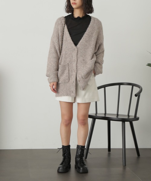 FREE'S MART（フリーズマート）の「ハイウエストショートパンツ（その他パンツ・レディース・キナリ/ダークベージュ/ブラック/グレー/ライトグレー/ダークネイビー・マルチサイズ）」の21枚目の写真