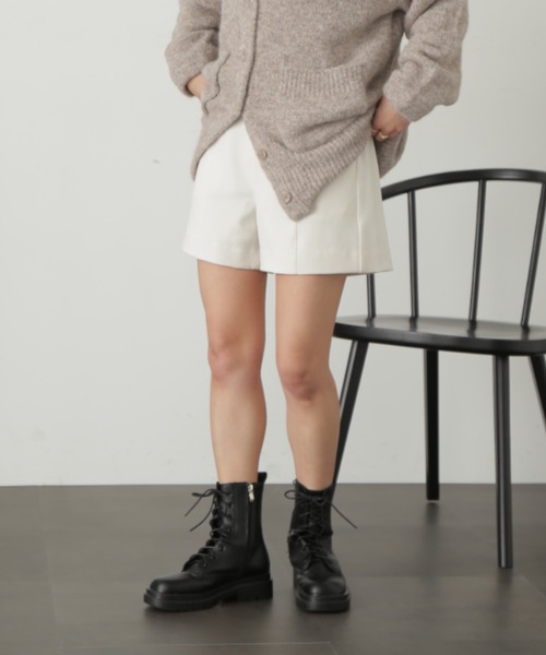 FREE'S MART（フリーズマート）の「ハイウエストショートパンツ（その他パンツ・レディース・キナリ/ダークベージュ/ブラック/グレー/ライトグレー/ダークネイビー・マルチサイズ）」の16枚目の写真