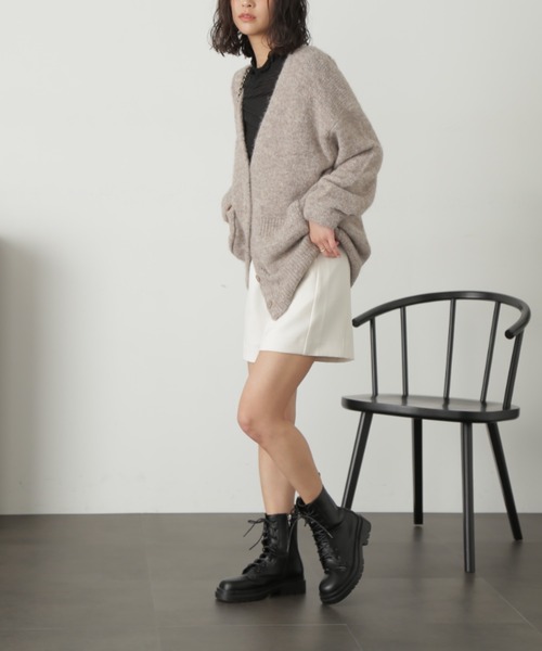 FREE'S MART（フリーズマート）の「ハイウエストショートパンツ（その他パンツ・レディース・キナリ/ダークベージュ/ブラック/グレー/ライトグレー/ダークネイビー・マルチサイズ）」の22枚目の写真