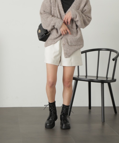 FREE'S MART（フリーズマート）の「ハイウエストショートパンツ（その他パンツ・レディース・キナリ/ダークベージュ/ブラック/グレー/ライトグレー/ダークネイビー・マルチサイズ）」の17枚目の写真