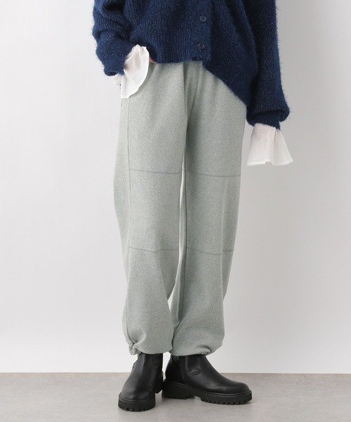 LEPSIM（レプシィム）の「ジャージージョガーパンツ　984153（その他パンツ・レディース・ブラック/アイボリー/グレー・FREE）」の3枚目の写真