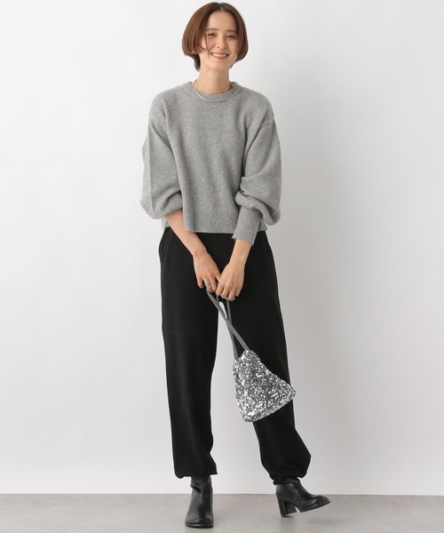 LEPSIM（レプシィム）の「ジャージージョガーパンツ　984153（その他パンツ・レディース・ブラック/アイボリー/グレー・FREE）」の11枚目の写真