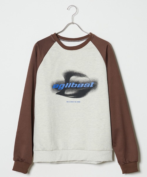Theater code(シアターコード)の「graphic raglan sleeve sweat/グラフィック ラグランスリーブ スウェット(スウェット・メンズ・グリーン/ブラウン/ブラック・3/2)」の18枚目の写真