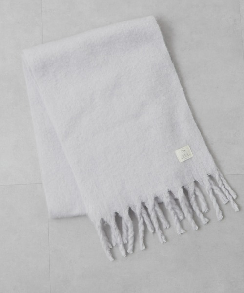 CIAOPANIC TYPY（チャオパニックティピー）の「洗える静電気防止フリンジマフラー《無地》（マフラー・メンズ・ブルー/ブラック/グレー・ONE SIZE）」の10枚目の写真