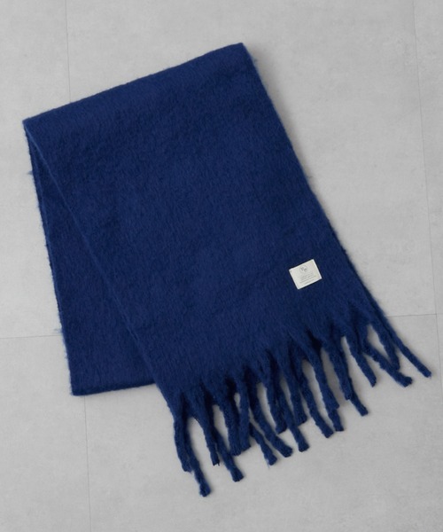CIAOPANIC TYPY（チャオパニックティピー）の「洗える静電気防止フリンジマフラー《無地》（マフラー・メンズ・ブルー/ブラック/グレー・ONE SIZE）」の11枚目の写真