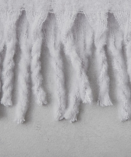 CIAOPANIC TYPY（チャオパニックティピー）の「洗える静電気防止フリンジマフラー《無地》（マフラー・メンズ・ブルー/ブラック/グレー・ONE SIZE）」の14枚目の写真