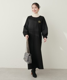 natural couture | 【mamamo】2WAY配色カットワンピース(ワンピース)