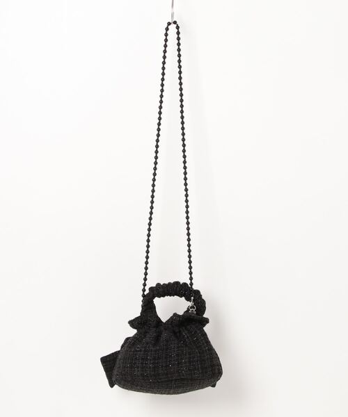 Heather（ヘザー）の「【キャセリーニ】リボンミニBAG　977329（ショルダーバッグ・レディース・グレー/アイボリー/ブラック・ONE SIZE）」の21枚目の写真