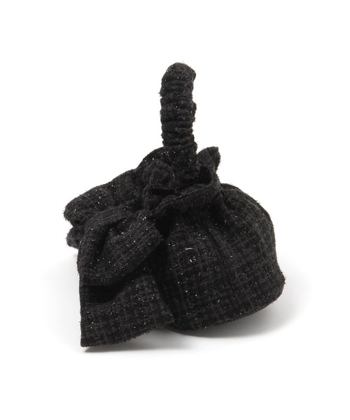 Heather（ヘザー）の「【キャセリーニ】リボンミニBAG　977329（ショルダーバッグ・レディース・グレー/アイボリー/ブラック・ONE SIZE）」の8枚目の写真