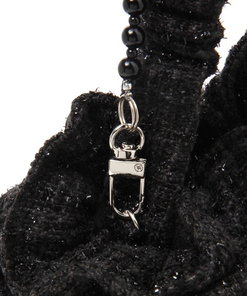 Heather（ヘザー）の「【キャセリーニ】リボンミニBAG　977329（ショルダーバッグ・レディース・グレー/アイボリー/ブラック・ONE SIZE）」の13枚目の写真