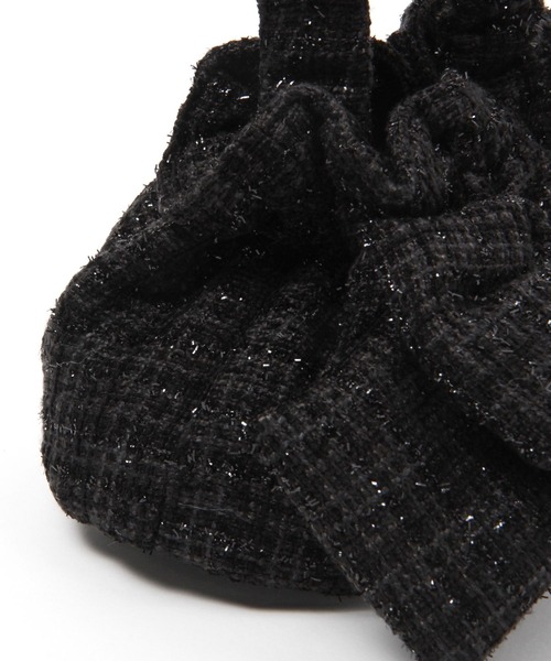 Heather（ヘザー）の「【キャセリーニ】リボンミニBAG　977329（ショルダーバッグ・レディース・グレー/アイボリー/ブラック・ONE SIZE）」の14枚目の写真