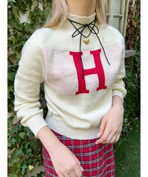 WC | アルファベットロゴコンパクトニット(ニット/セーター)