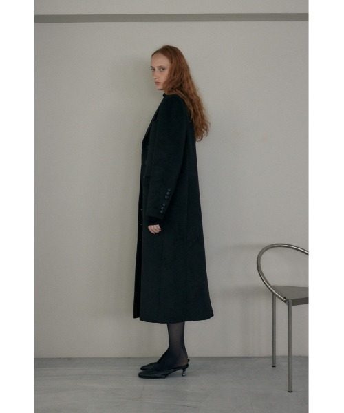 moussy m_ エムアンダーバー　CAPEコート M_（エムアンダーバー）の「【M_】CAPE コート（ノーカラー