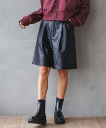 BAYFLOW | エコレザーショートパンツ(その他パンツ)