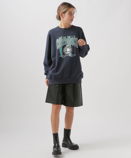 BAYFLOW（ベイフロー）の「エコレザーショートパンツ（その他パンツ・レディース・ブラック・MEDIUM/SMALL）」の5枚目の写真