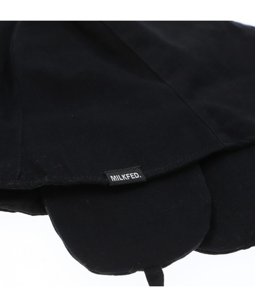 MILKFED.（ミルクフェド）の「LOGO EARFLAP HAT（ハット・レディース・オリーブ/ベージュ/ブラック・ONE SIZE）」の7枚目の写真