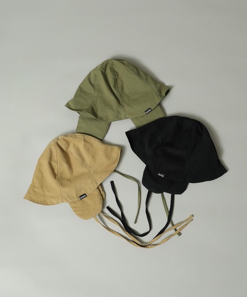 MILKFED.（ミルクフェド）の「LOGO EARFLAP HAT（ハット・レディース・オリーブ/ベージュ/ブラック・ONE SIZE）」の14枚目の写真