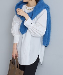 PUAL CE CIN | ワンポイントロゴ刺繍プルオーバーブラウス(シャツ/ブラウス)