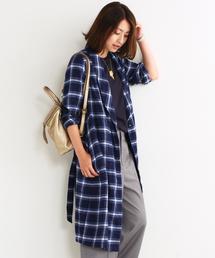BEAUTY&YOUTH UNITED ARROWS | BY∵ ソフトネルチェックガウン/コーディガン ◆(その他アウター)