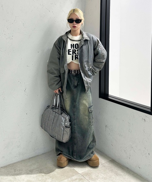 sedacle(セダクル)の「ビッグポケット切り替えMA-1(MA-1・メンズ・ネイビー/グレー/ブラック・SMALL/MEDIUM/LARGE)」の16枚目の写真